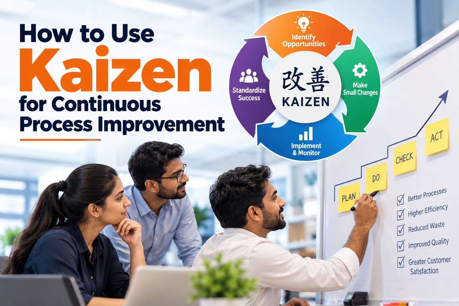 How to Use Kaizen for Continuous Process Improvement